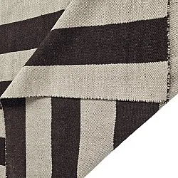Alfombra de Lana - Garine (negro/beige)