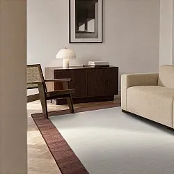 Alfombra de Lana - Gaya Hand Tufted Wool Premium (crema/marrón)