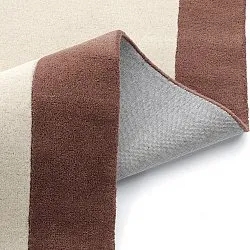Alfombra de Lana - Gaya Hand Tufted Wool Premium (crema/marrón)