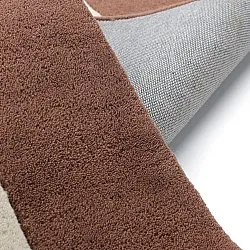 Alfombra de Lana - Gaya Hand Tufted Wool Premium (crema/marrón)