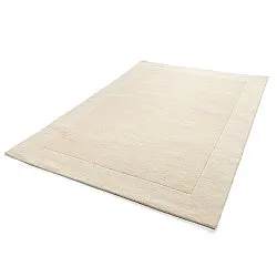 Alfombra de Lana - Gaya Hand Tufted Wool Premium (crema/blanco)