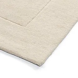 Alfombra de Lana - Gaya Hand Tufted Wool Premium (crema/blanco)