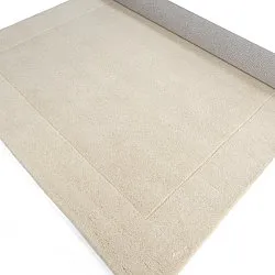 Alfombra de Lana - Gaya Hand Tufted Wool Premium (crema/blanco)