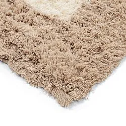 Alfombra de Lana - Khenifra Handknot Wool Premium (crema/beige)