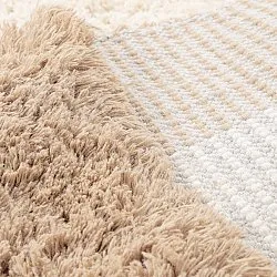 Alfombra de Lana - Khenifra Handknot Wool Premium (crema/beige)