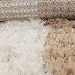 Alfombra de Lana - Khenifra Handknot Wool Premium (crema/beige)