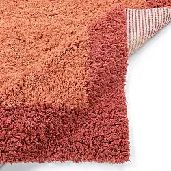 Alfombra de Lana - Khenifra Handknot Wool Premium (naranja/rojo)