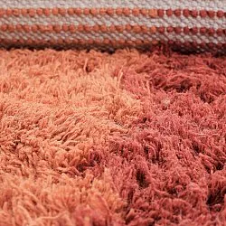 Alfombra de Lana - Khenifra Handknot Wool Premium (naranja/rojo)