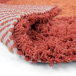 Alfombra de Lana - Khenifra Handknot Wool Premium (naranja/rojo)