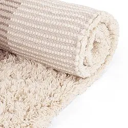 Alfombra de Lana - Khenifra Handknot Wool Premium (gris topo/crema)