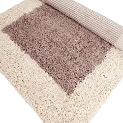 Alfombra de Lana - Khenifra Handknot Wool Premium (gris topo/crema)