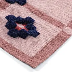 Alfombra de Lana - Lausanne Flatweave Tufted Premium (rosa)