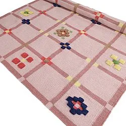 Alfombra de Lana - Lausanne Flatweave Tufted Premium (rosa)