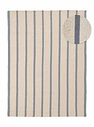 Alfombra de Lana - Luton (denim deslavado/blanco)