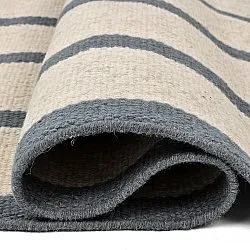 Alfombra de Lana - Luton (denim deslavado/blanco)