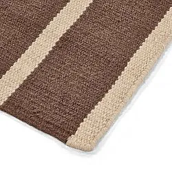 Alfombra de Lana - Luton (natural/taupe oscuro)