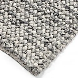 Alfombra de Lana - Mesra (gris/blanco)