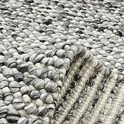 Alfombra de Lana - Mesra (gris/blanco)