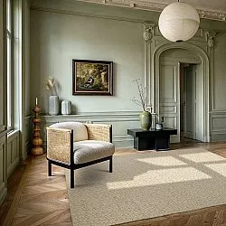Alfombra de Lana - Monastir (beige/blanco)
