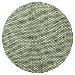 Alfombras redondeadas - Ovelia (verde/blanco)