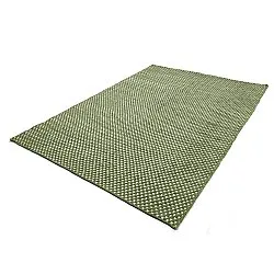 Alfombra de Lana - Ovelia (verde/blanco)