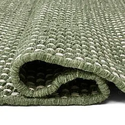 Alfombra de Lana - Ovelia (verde/blanco)