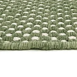 Alfombra de Lana - Ovelia (verde/blanco)