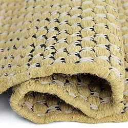 Alfombra de Lana - Ovelia (amarillo/blanco)