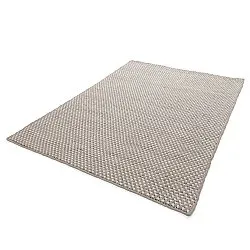 Alfombra de Lana - Ovelia (topo/blanco)