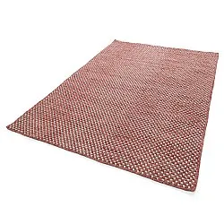 Alfombra de Lana - Ovelia (terracota/blanco)