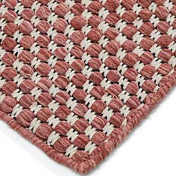 Alfombra de Lana - Ovelia (terracota/blanco)