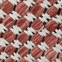 Alfombra de Lana - Ovelia (terracota/blanco)