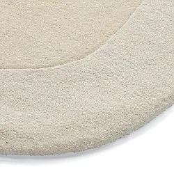 Alfombra de Lana - Puri Hand Tufted Wool Premium (crema/blanco)