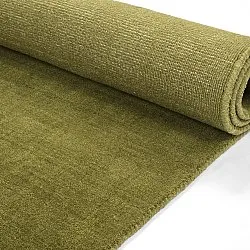 Alfombra de Lana - Rozel Handloom Wool Premium (verde musgo)
