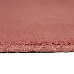 Alfombra de Lana - Rozel Handloom Wool Premium (rojo apagado)