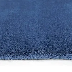 Alfombra de Lana - Rozel Handloom Wool Premium (azul marino)