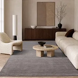 Alfombra de Lana - Rozel Handloom Wool Premium (taupe claro)