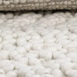 Alfombra de Lana - Sala Irregular Wool Bubble (crema)