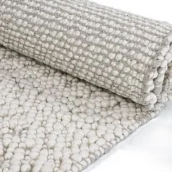 Alfombra de Lana - Sala Irregular Wool Bubble (crema)