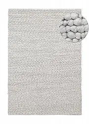 Alfombra de Lana - Sala Irregular Wool Bubble (gris claro melange)