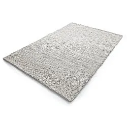 Alfombra de Lana - Sala Irregular Wool Bubble (gris claro melange)