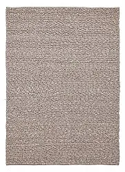 Alfombra de Lana - Sala Irregular Wool Bubble (gris topo/blanco jaspeado)