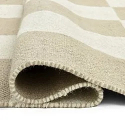 Alfombra de Lana - Scacco (blanco/beige)