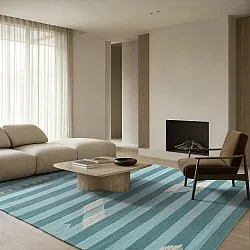 Alfombra de Lana - Serpa (azul claro)