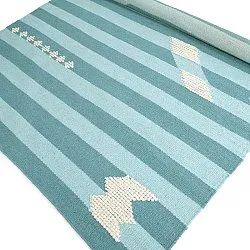Alfombra de Lana - Serpa (azul claro)