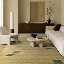 Alfombra de Lana - Serpa (amarillo claro)