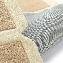 Alfombra de Lana - Syl Hand Tufted Wool Premium (beige/crema)