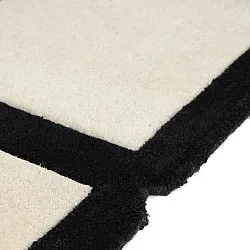 Alfombra de Lana - Syl Hand Tufted Wool Premium (negro/blanco)