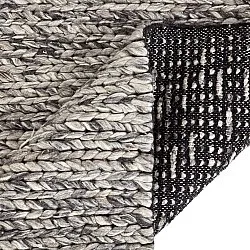 Alfombra de Lana - Talvia Braided Wool (gris oscuro)