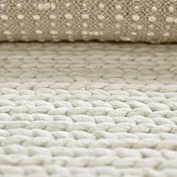 Alfombra de Lana - Talvia Braided Wool (blanquecino)